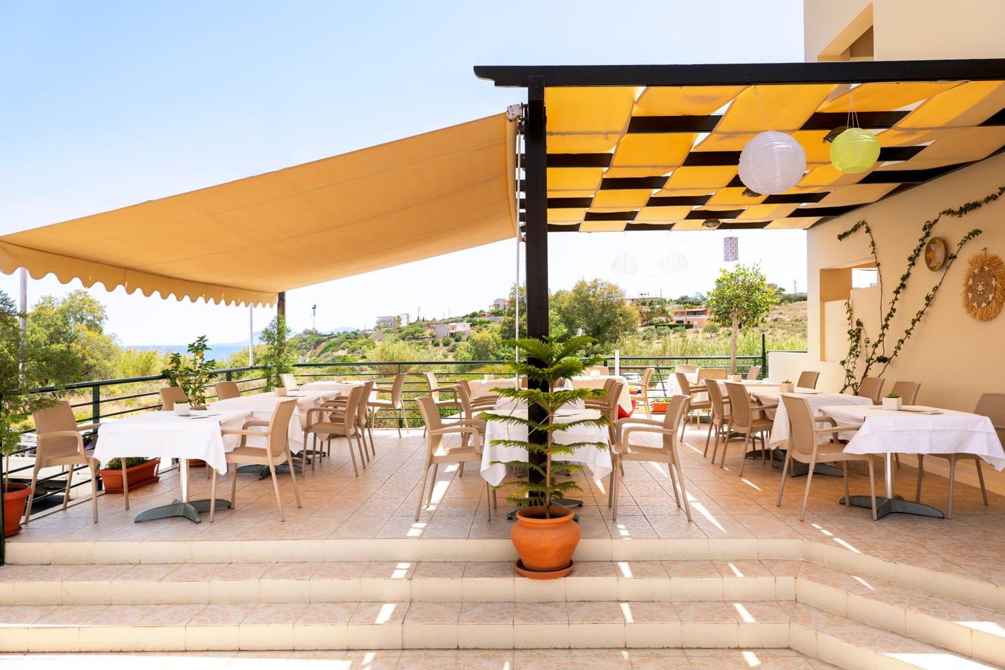 Pegasus Hotel Stalos Bagian luar foto